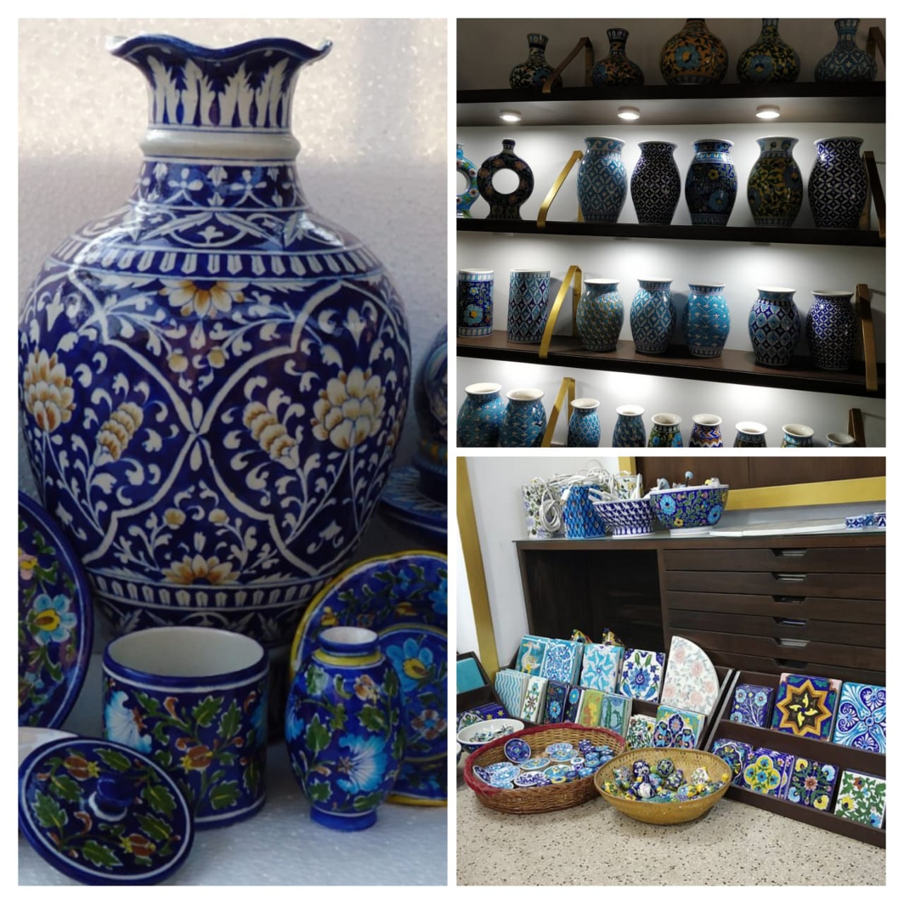 Blue Pottery